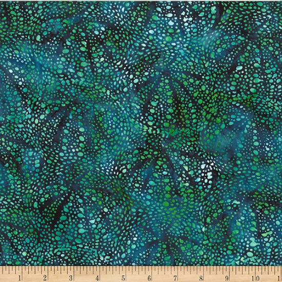 Jellyfish Batiks by McKenna Ryan MR43-21 Sea Urchin Teal