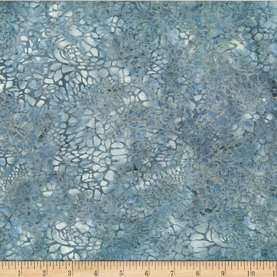 Jellyfish Batiks by McKenna Ryan MR49-79 Sea Turtle Texture Seafoam