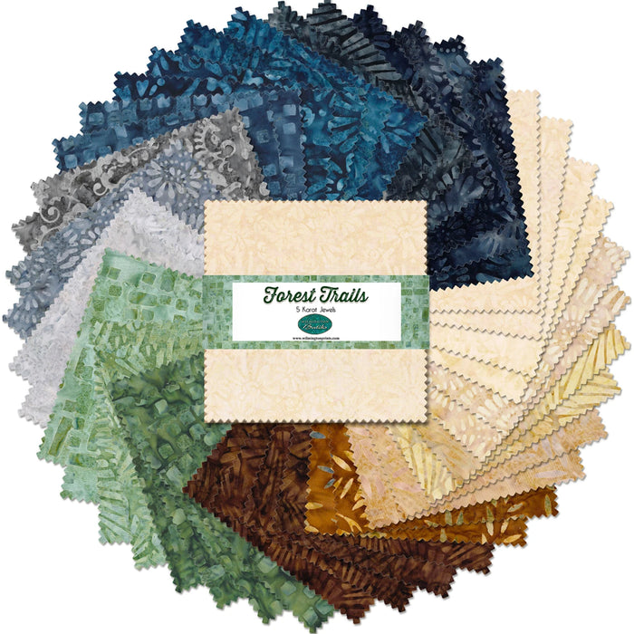 Forest Trails Batiks 5 Karat Jewels