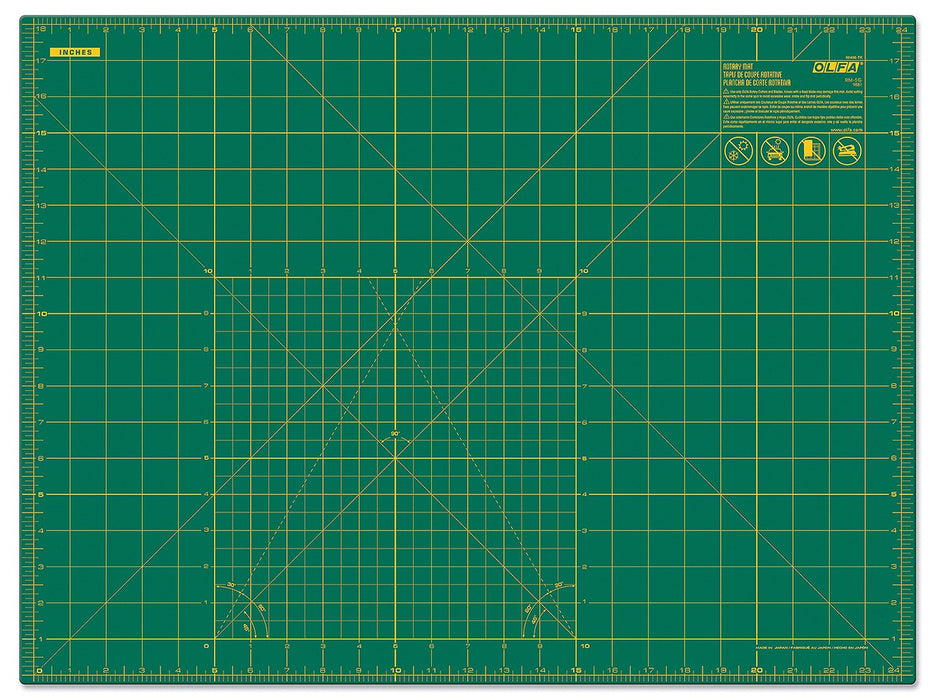 OLFA Cutting Mat with Grid 18" x 24"