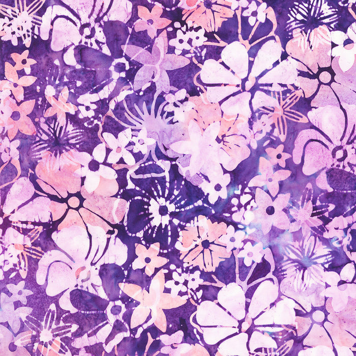 Serene Bouquet Batiks SRK-22983-22 Violet