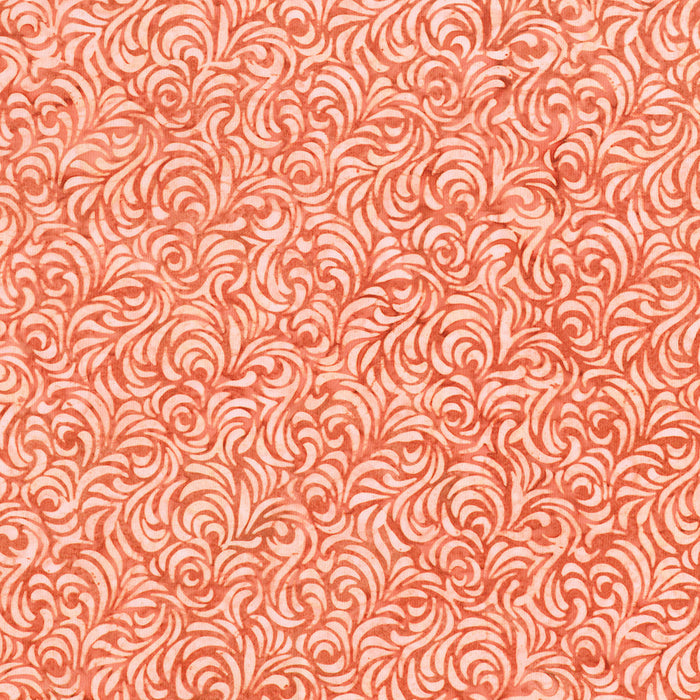 Charming Hummingbird Batiks SRK-23202-143 Coral