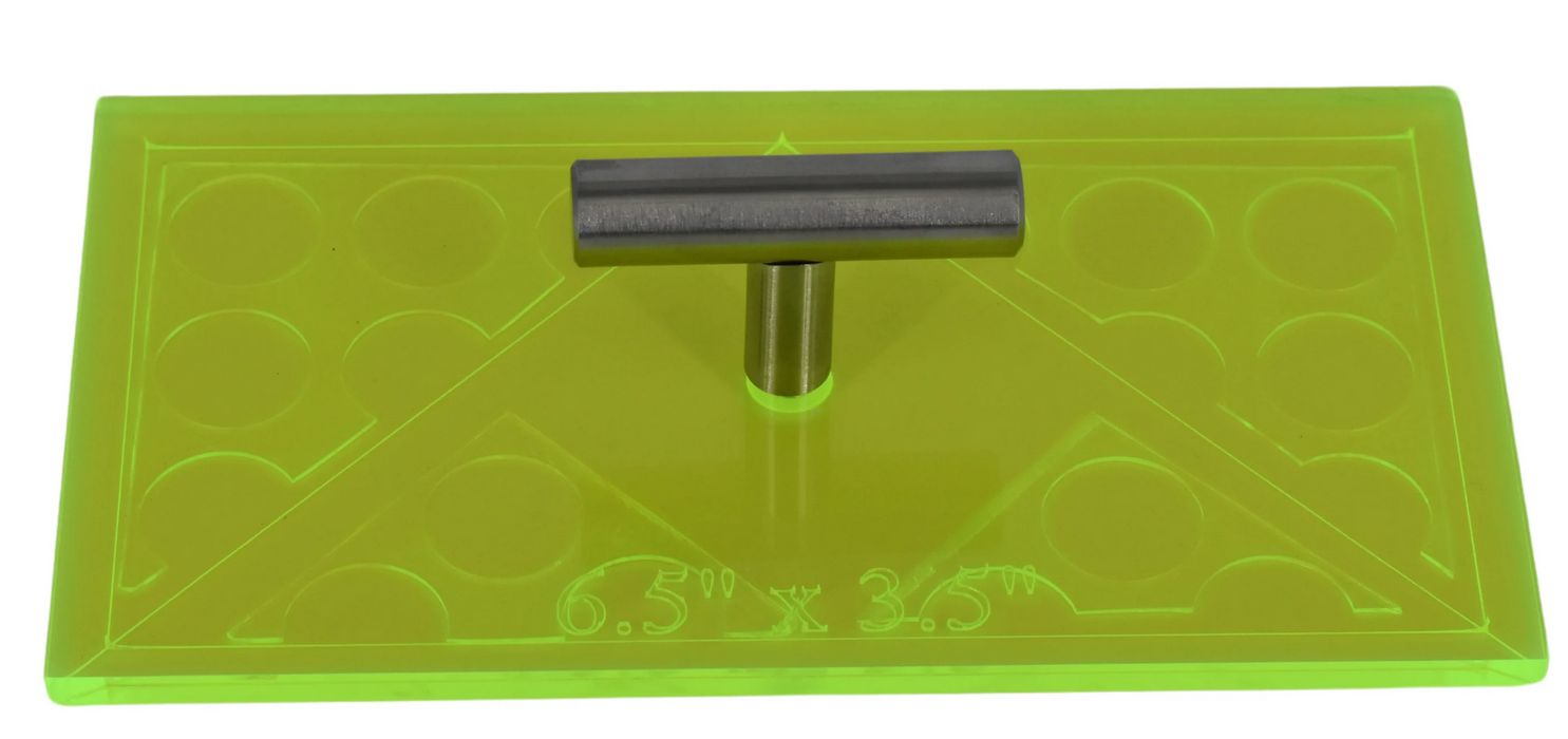 Flying Geese - 6.5" x 3.5" Trim-Lock Lime