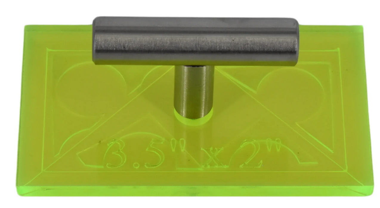 Flying Geese - 3.5" x 2" Trim-Lock Lime