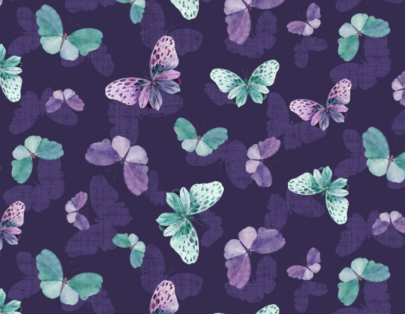 Botanical Magic 3022-32069-646 Purple