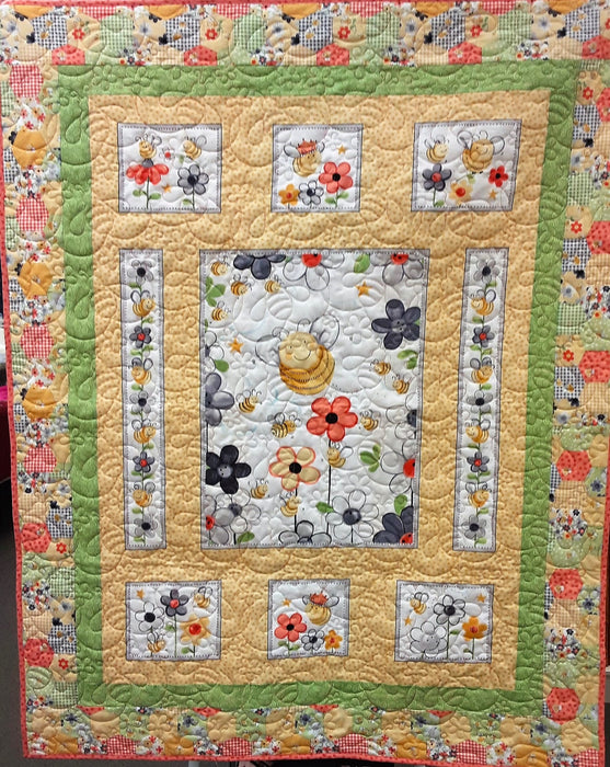 Sweet Bees 2.0 Quilt Kit