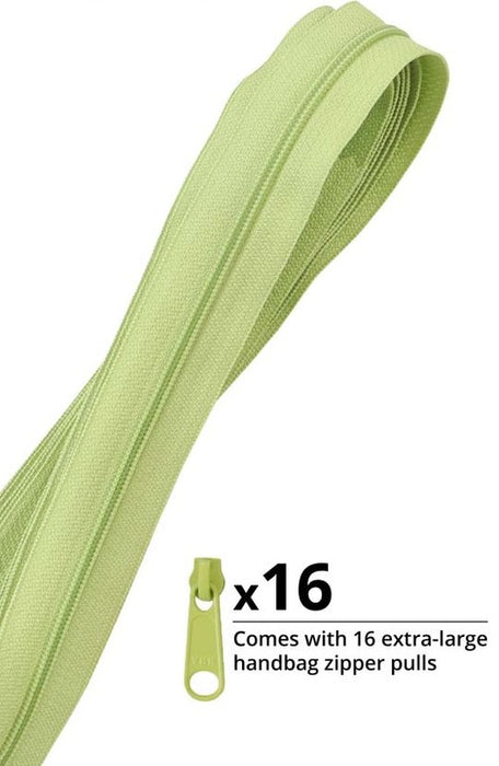Zippers by the Yard Chartreuse