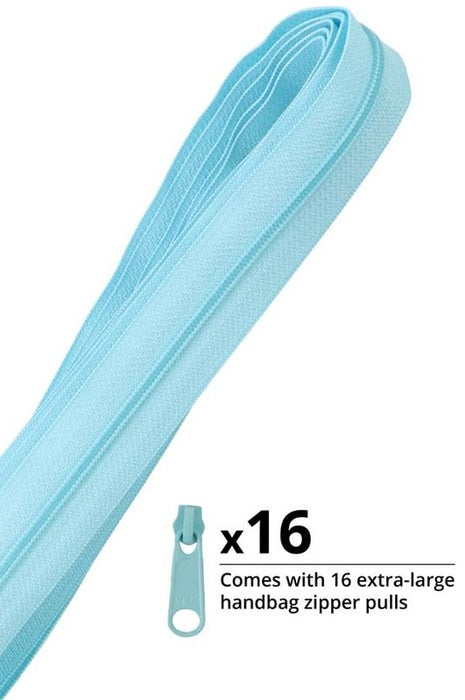 Zippers by the Yard Robin's Egg