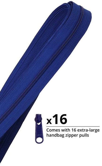 Zippers by the Yard Cobalt
