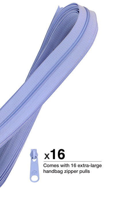 Zippers by the Yard Lilac