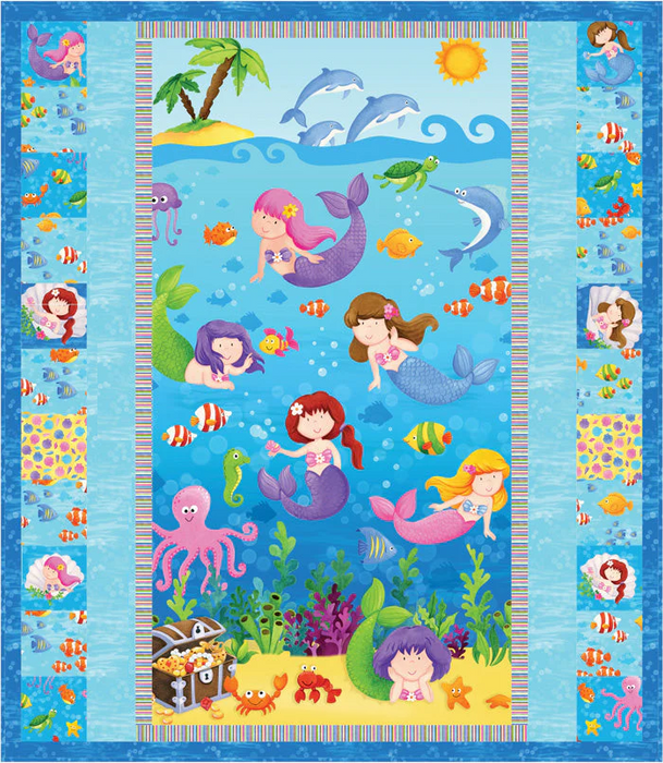 Little Mermaid Panel Quilt Pattern