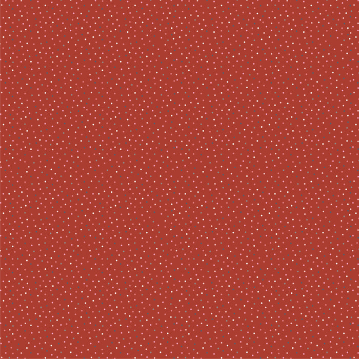 Country Confetti CC20182 Speckled Hen Red