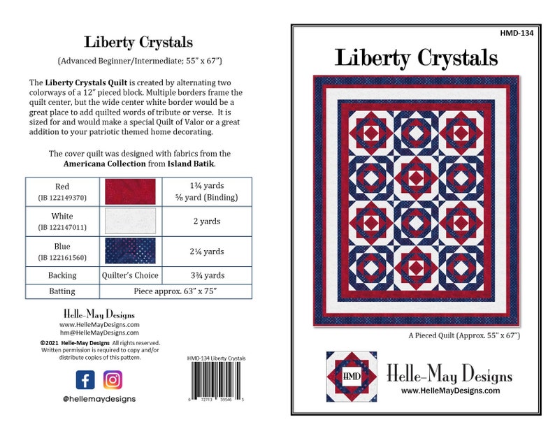 Liberty Crystals Pattern