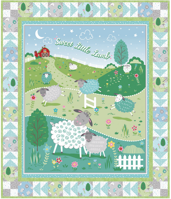 Sweet Little Lamb Quilt Kit