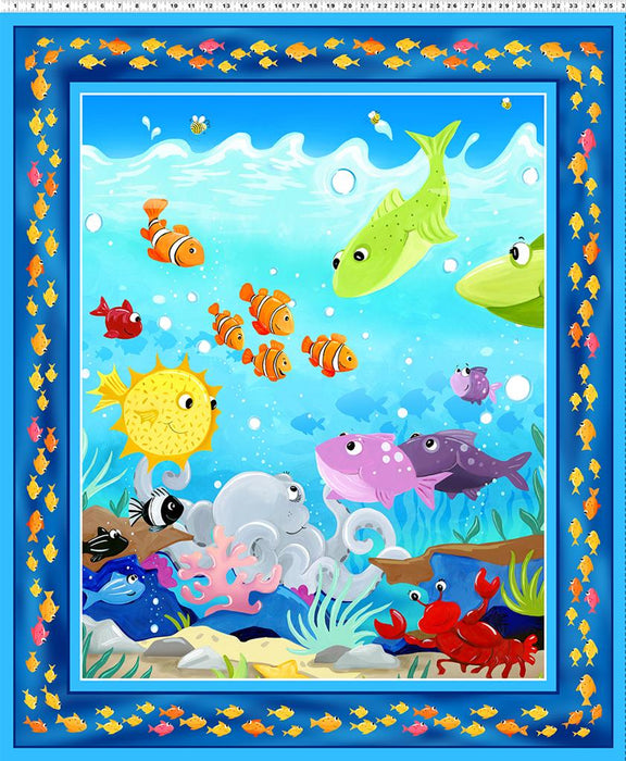 Under The Sea SB20418-999 36" Quilt Panel