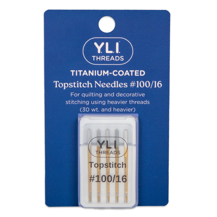 #100/16 Titanium-Coated Topstitch Needles