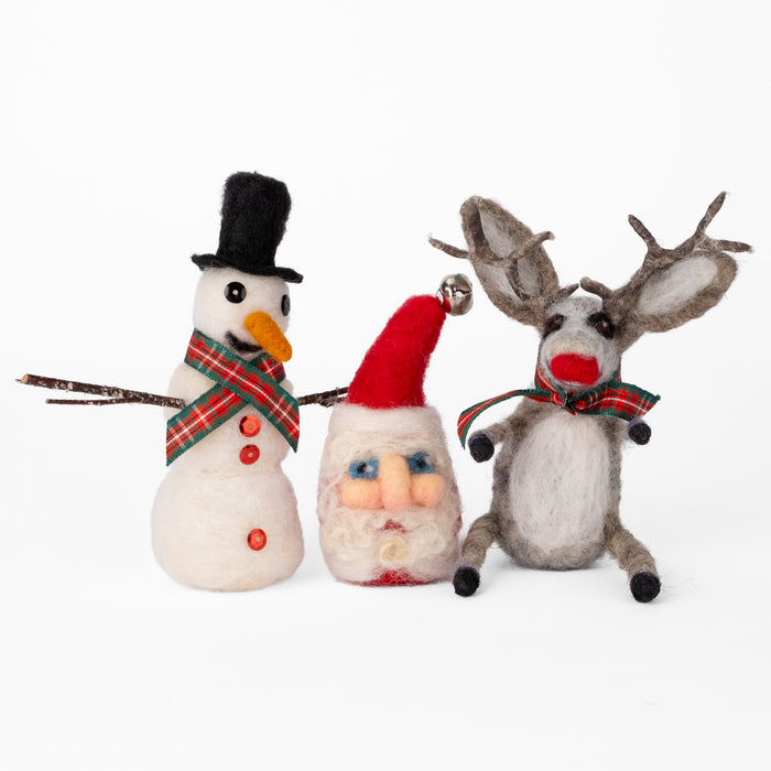 3D Felting Christmas Ornamant Class, Saturday, December 13, 2025