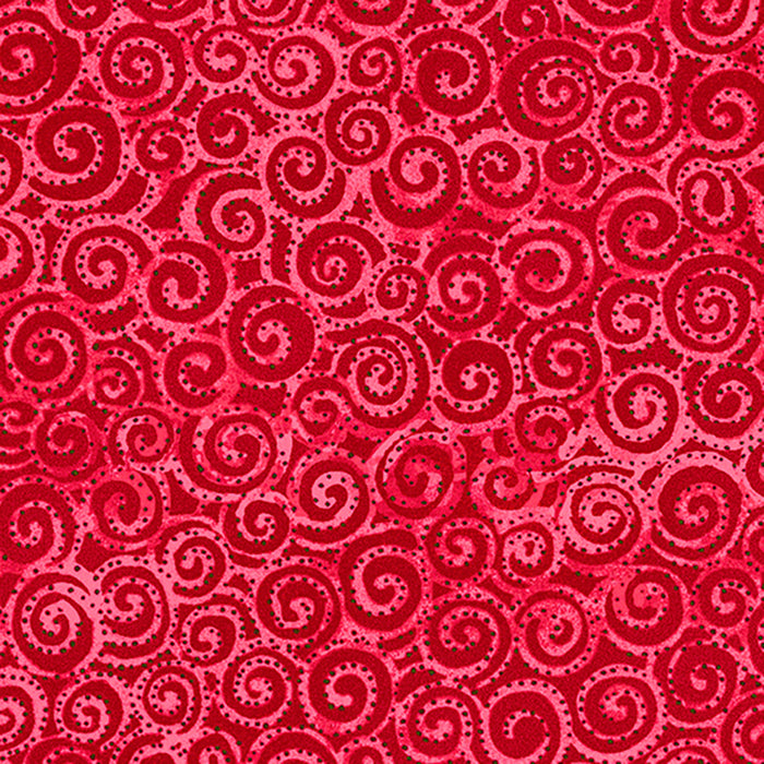 Laurel Burch Basics Swirl Dark Coral