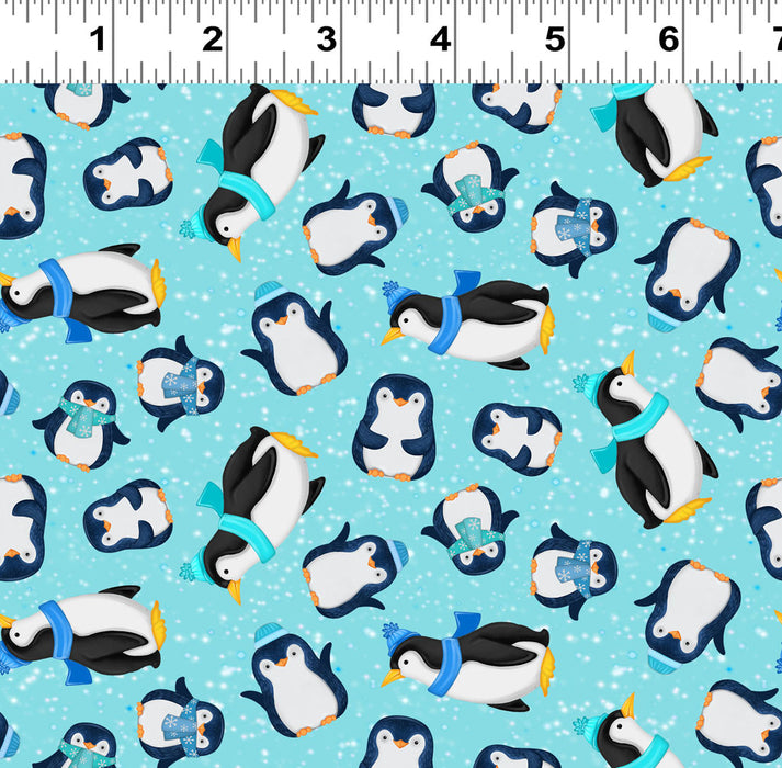 Snow Drift Y4202-98 Penguins Sky