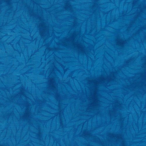 Fern Royal Blue Batik