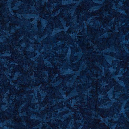 Midnight Dazzle Batiks French Blue