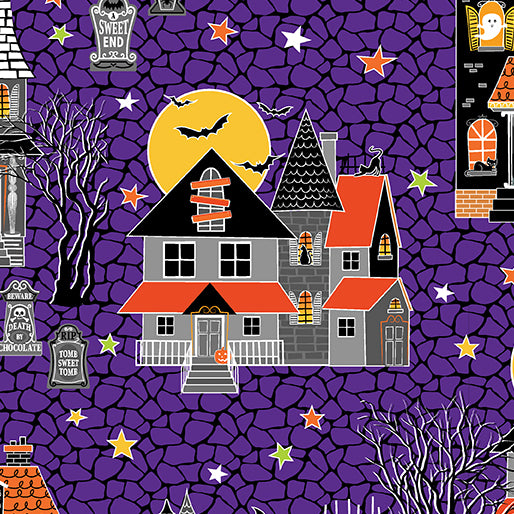 Glow-O-Ween Haunted Houses Purple