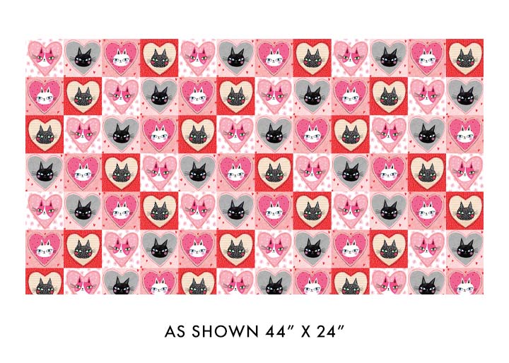 PurrFect Cats Cats & Hearts Pink