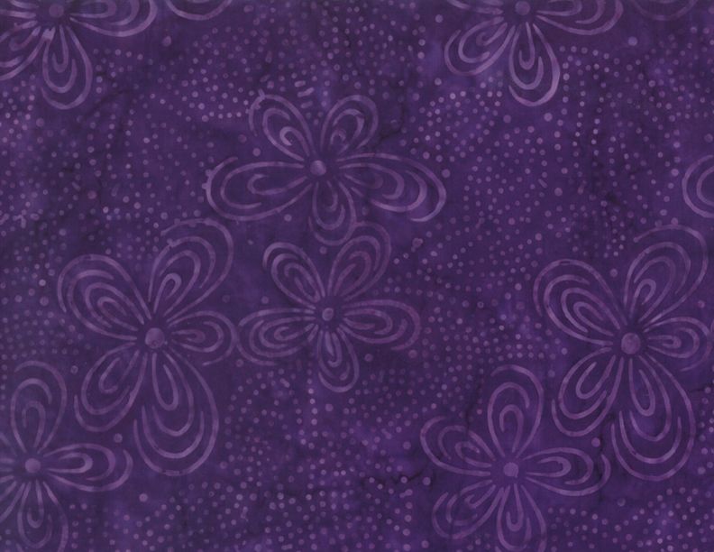 Batiks Royal Purple - (2)