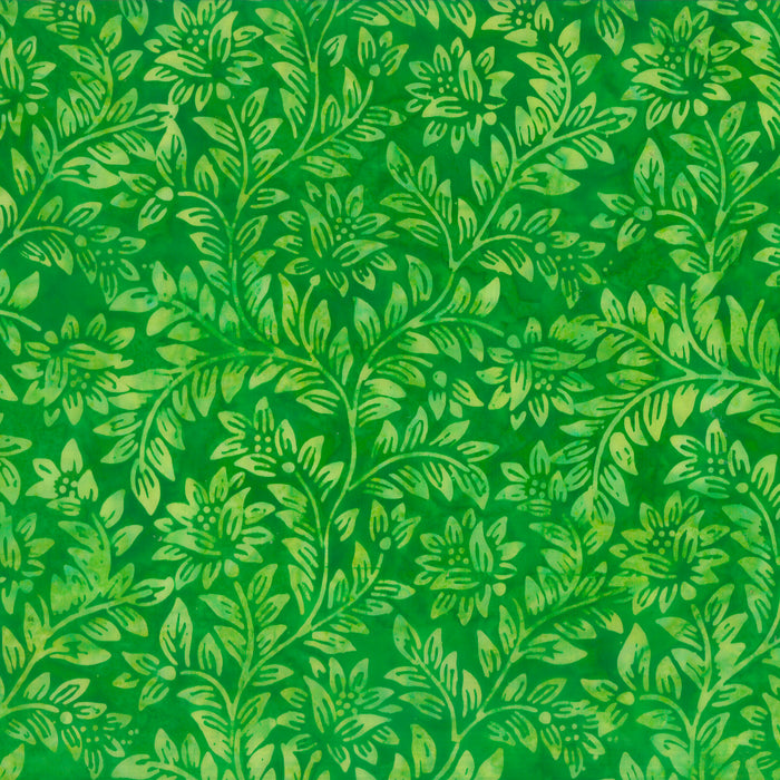Batiks Bright Green - (3)
