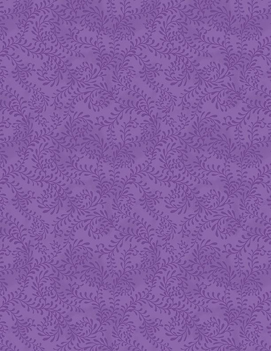 Swirling Leaves Purple