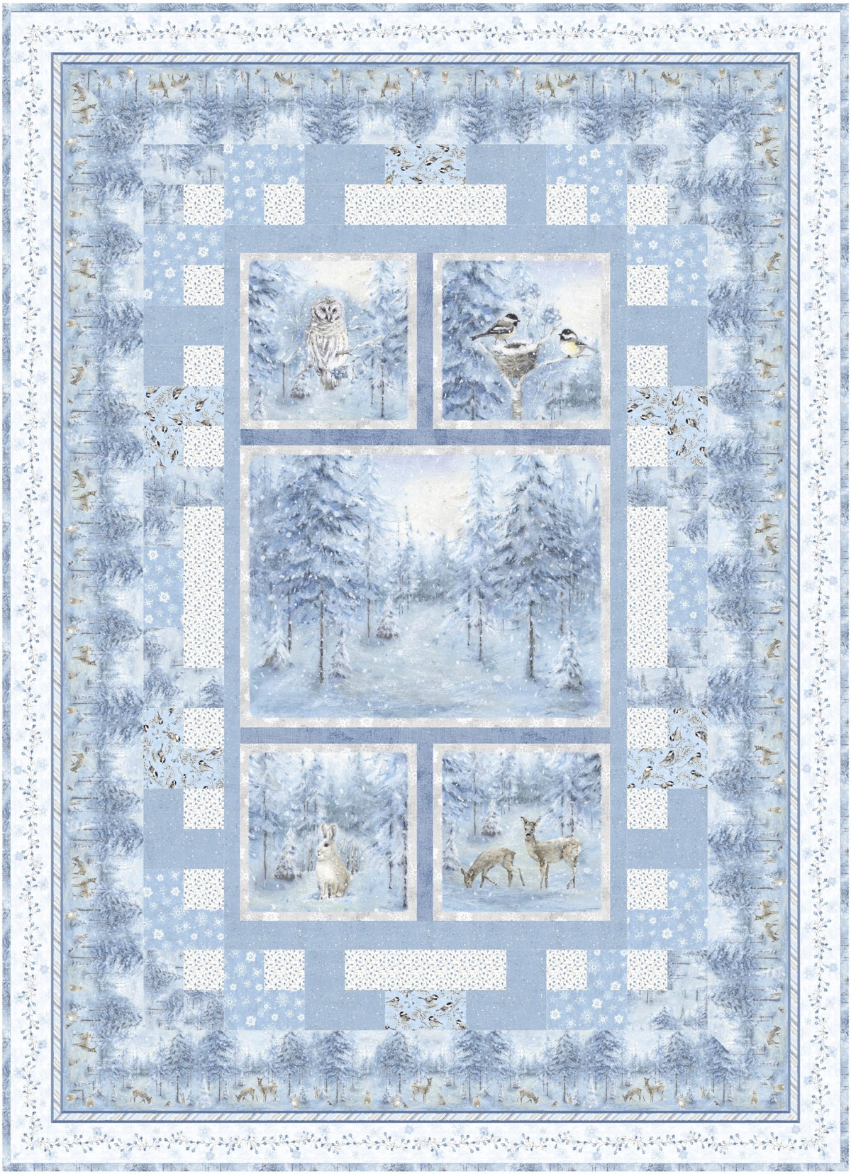 Woodland Frost Quilt Kit — Fab Fabrics