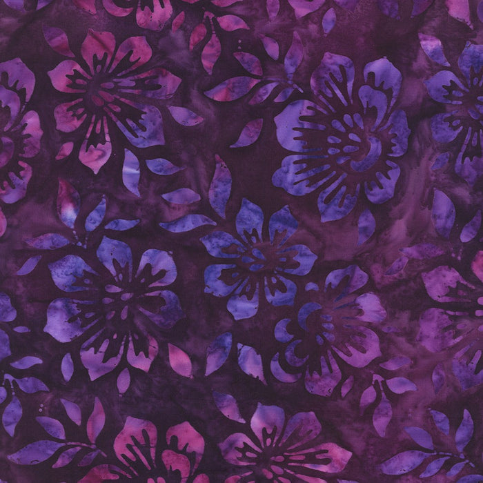 Floral Paradise Batiks Purple