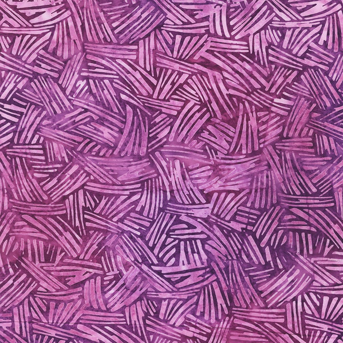 Floral Paradise Batiks Plum