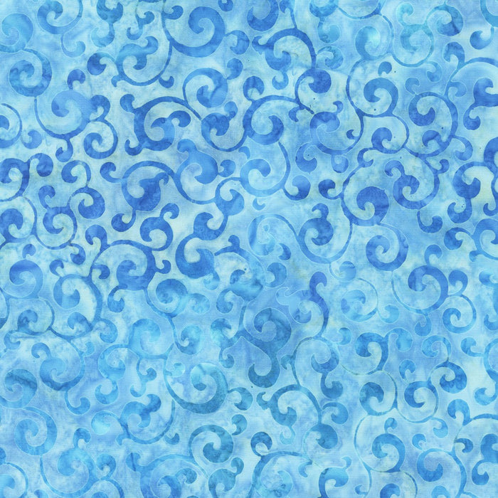 Azulejos Batiks Cerulean