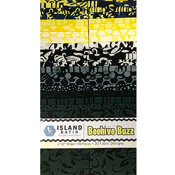 Beehive Buzz Batik 2.5" Strips