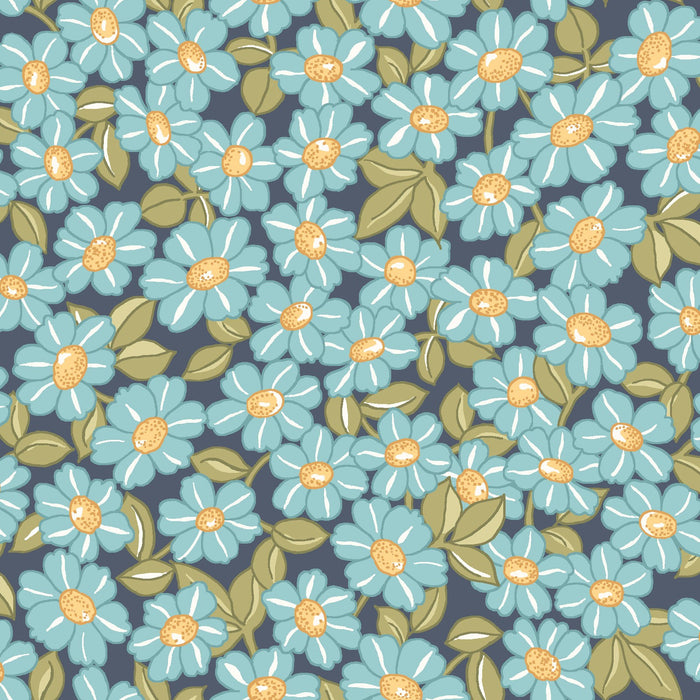 Sunlit Blooms Blue Multi