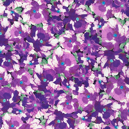 Painterly Petals Purple