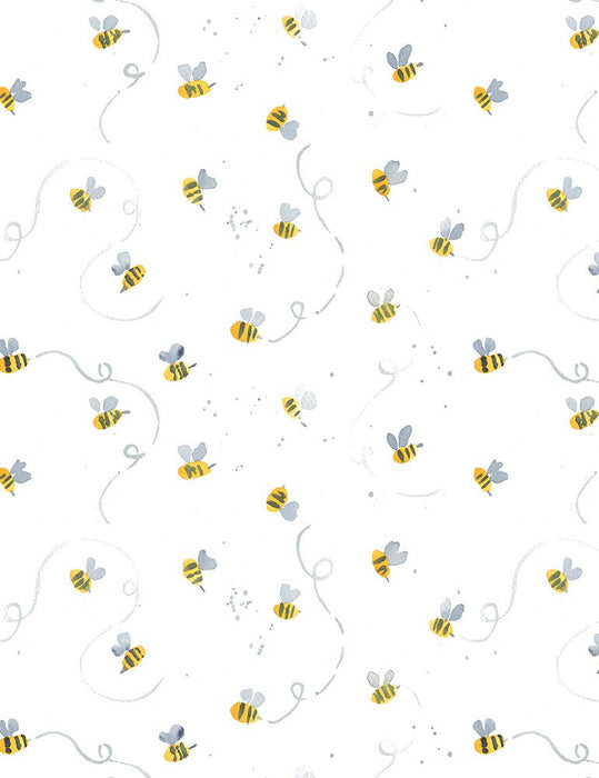 Busy Bees White - (1)