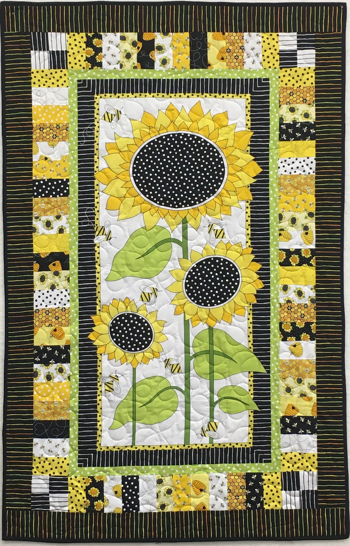  Sunflowers Safari Fabric Panel, Quilting Panel, Baby Quilt  Panel, Cotton Baby Panel, Blanket Panel, Fabric for Quilting : Arts, Crafts  & Sewing