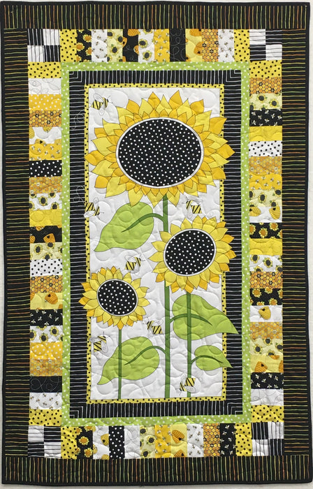 Sunflowers and Honey Quilt Kit