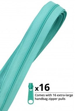 Zippers by the Yard Turquoise