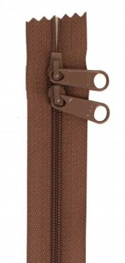 Seal Brown 30" Double Pull Zipper