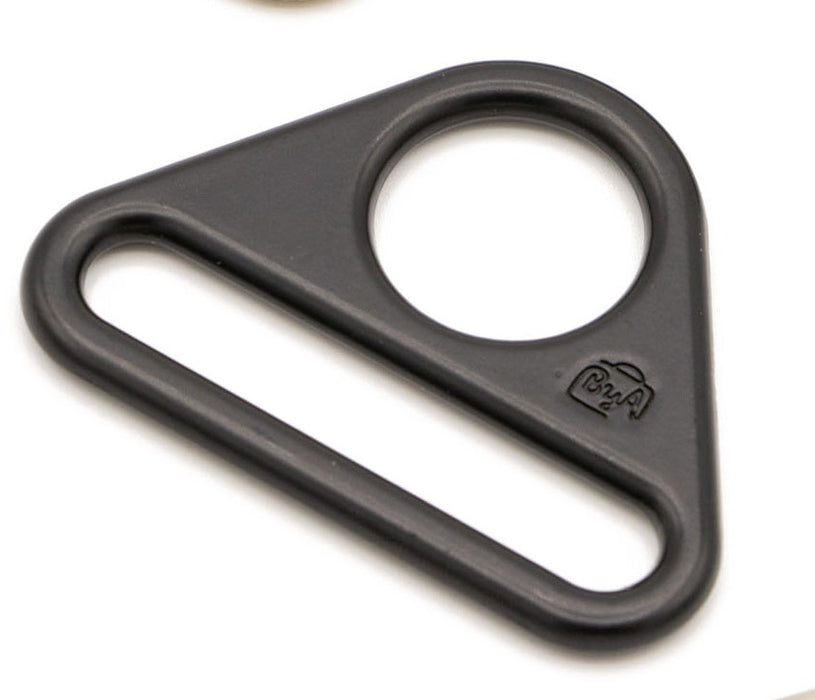 byAnnie Hardware 1.5" Triangle Ring--Black Metal
