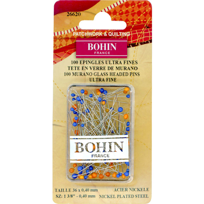 Bohin Ultra Fine Pins 100 Count