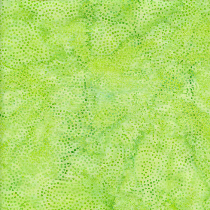Batik Paisley Dot Lime