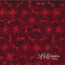 Bali Batik Handpaints Red Velvet - (10)