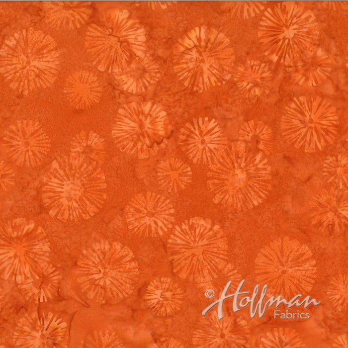 Bali Batik Handpaints Cadmium Orange
