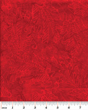Batiks Rainforest II Balis Red - (2)