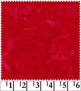 Java Batiks Red