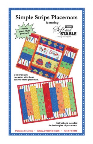 Simple Strips Placemats Pattern